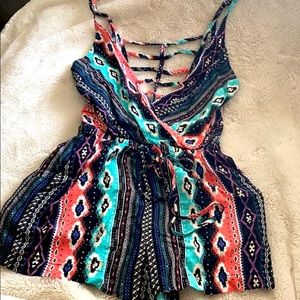Cute strappy romper